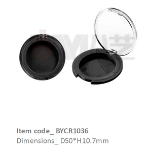 Caja de Plástico con Ventana Transparente, Contenedor Compacto Vacío para Sombra de Ojos, Rubor, Bronceador y Contorno - Product Image 1
