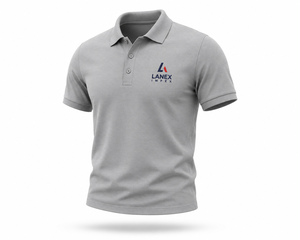 Polo gris personnalisé en gros |   Polo d'entreprise en polyester OEM ODM |   Vêtements de golf et promotionnels avec logo brodé - Product Image 2