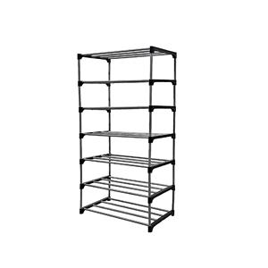 Metal Pipe <b>Shoe</b> Rack with Single Connector Collapsible Open <b>Shoe</b> <b>Storage</b> Organizer Durable Space Saving Design - Product Image 1