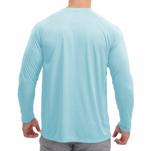 T-shirt à séchage rapide pour le fitness et la course à pied, fabricant et fournisseur de vêtements de sport, t-shirt d'entraînement à manches longues pour homme, t-shirt léger - Product Image 2