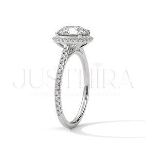 High Demand Affordable <b>Round</b> Cut Diamond Ring Women Ideal for Daily Wear Gifts and Fashion Accessories Available for Best Price - Product Image 4
