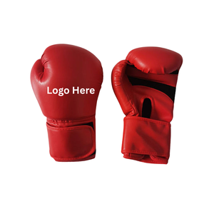 OEM personalizado profesional con cordones de entrenamiento guantes de boxeo MMA Muay Thai Kickboxing Gel acolchado de cuero guantes de mano - Product Image 1