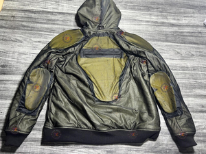 Men's Cotton Fleece Breathable Summer Casual Motorcycle Pullover Hoodie Windproof Street Rider Biker Outdoor Sweatshirt - Product Image 4