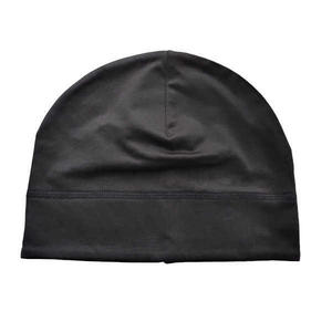 Polyester Spandex Beanie Running Hat Satin Lined Skull <b>Cap</b> Beanie Custom Logo Sport <b>Winter</b> Hat Elastic Custom logo Beanie - Product Image 6