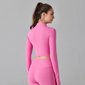 Nuevo Conjunto Deportivo Informal Transpirable para Mujer, de Primera Calidad, con Cierre, 2 Piezas, 100% Algodón, Conjuntos Deportivos al por Mayor - Product Image 2