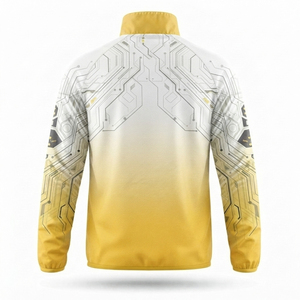 OEM ODM Lightweight Polyester Sublimation Full Sleeve Custom Design Sports <b>Jacket</b> for Fitness Gym Training Running <b>Cycling</b> - Product Image 2