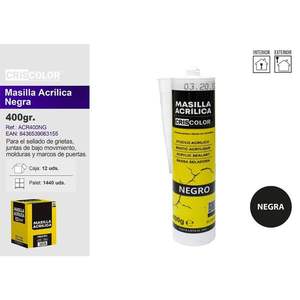 Mastic acrylique noir pour revêtement de sol époxy - Product Image 1