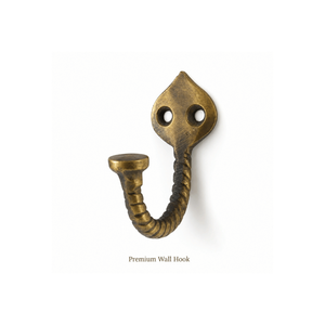 Vintage Brass Screw Wall Hook Antique Wall Mounted Coat Hook Heavy Duty <b>Key</b> Towel Bag <b>Hanger</b> Decorative Home Storage Organizer - Product Image 1
