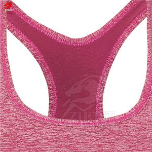 Soutien-gorge de sport côtelé à compression pour la musculation et le fitness, tricot sans couture, toucher doux, athlétique - Product Image 6