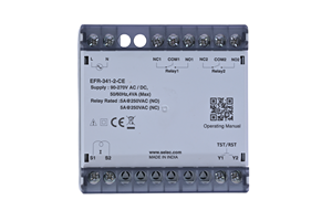 รีเลย์ป้องกันไฟรั่วลงดินแบบดิจิตอล Selec EFR-341-2-CE พร้อม EEPROM และการสื่อสาร Modbus สำหรับการควบคุมอุตสาหกรรม - Product Image 3