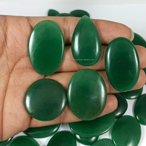 Natural Green Aventurine Cabochon Loose Gemstone Handmade Polished Mix Shape Cabs for Pendant Necklace Silver Jewelry Making - Product Image 5
