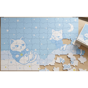 Custom Paper Material Cardboard <b>Box</b> Jigsaw <b>Puzzles</b> with Full Color Printing 51-100 Pieces for Ages 14+ Model P29-07 - Product Image 1