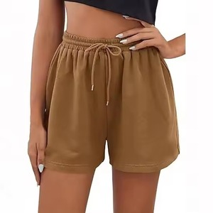Summer Casual Wear <b>Short</b> Length Running <b>Shorts</b> for Girl 100% Cotton Solid Color Breathable <b>Short</b> Side Pockets Regular Fit - Product Image 3