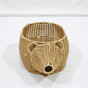 Eco-Friendly Plastic Animal Shaped <b>Storage</b> <b>Basket</b> with Handles Cute Multifunction <b>Toy</b> <b>Storage</b> Organizer for Neatening - Product Image 2