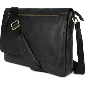 Prime <b>Leather</b> <b>Messenger</b> Shoulder <b>Bag</b> Vintage Crossbody Satchel Classic Flap Design for Business Travel Work & Daily Life <b>Bag</b> Pro - Product Image 3