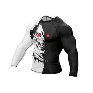 Mens Gym Compression T-Shirt Full <b>Sleeve</b> Lightweight Quick Dry UPF50+ Sportswear Regular Fit Training Top Summer Workout Running - Product Image 5