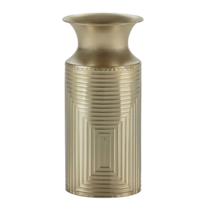 Florero Moderno con Acabado Dorado para Sala de Estar, Jardín, Bodas, Fiestas y Decoración del Hogar - Product Image 1