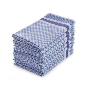 10 pièces bleu bambou cuisine nettoyage antiadhésif huile non pelucheux essuyage vaisselle personnalisé Top qualité brodé Golf torchon - Product Image 1