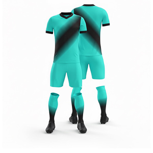 Camiseta y Pantalones Cortos de Fútbol Sublimados de Alta Calidad |   Tallas para Hombres, Mujeres y Jóvenes |   Ropa Deportiva Ligera de Secado Rápido para Entrenamiento - Product Image 2
