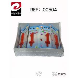 Bougies d'anniversaire rouges numérotées pour célébrations et festivités - Product Image 2