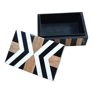 Muebles de Lujo Hechos a Mano con Incrustaciones de Madera y Resina – Exquisita Decoración para el Hogar con Incrustaciones de Hueso Hechas a Mano - Product Image 4