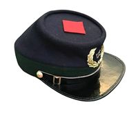 Este artículo es una reproducción de una gorra de campo de la Unión de la Guerra Civil Estadounidense, también conocida como un kepi.