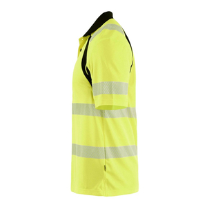 Security 100% Polyester Hi Vis Security Polo T-<b>shirts</b> Reflective Safety Security Work Construction <b>Shirts</b> With Custom - Product Image 3