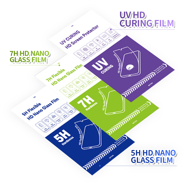 Wholesale Professional HD Clear TPU Screen Protector Cutting Machine UV Glass Applicator for Mobile Anti-Scratch Waterproof
