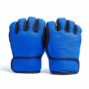 Guantes de Neopreno Antideslizantes para Fitness con Soporte para Muñeca, Guantes de Gimnasio para Entrenamiento con Palma Antideslizante de Neopreno - Product Image 2