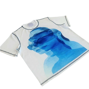 Lightweight Sublimation <b>Shirts</b> Custom Design <b>Polyester</b> <b>T</b> <b>Shirts</b> for Men Quick Dry Running Sportswear OEM Supplier - Product Image 4