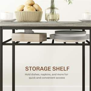 Juego de comedor Conjunto de mesa y silla elegante para comidas cómodas - Product Image 5