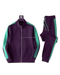 ชุดกีฬา2ชิ้นสำหรับผู้ชายชุดวอร์มสำหรับใส่วิ่งแบบลำลองสำหรับฤดูหนาวชุดออกกำลังกาย - Product Image 3