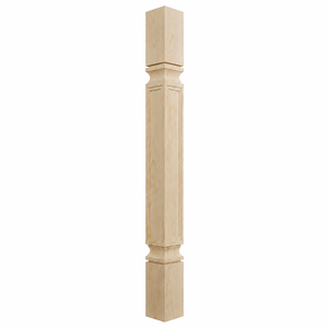Pied de support en bois massif d'érable décoratif pour îlot de cuisine, colonne de support pour armoires, comptoirs, tables, meubles OEM ODM - Product Image 1