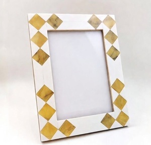 Creative Design MDF Board Photo <b>Frame</b> With Resin Beads Design Handmade Durable Office Home Decor Tabletop Photo <b>Frame</b> - Product Image 2