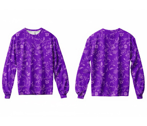 Sudadera de Forro Polar con Sublimación a Todo Color, Estilo Casual de Invierno, Sin Límite de Tallas |   Ropa Deportiva Cómoda de Algodón y Poliéster Anti-Sudor - Product Image 3