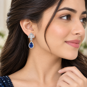 Boucles d'oreilles en argent 925 avec diamant de laboratoire pour femmes, certifiées IGI, RJC, ODM, OEM, fabricant éthique de bijoux fins, vente en gros EA502287 - Product Image 2