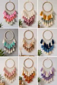 En gros, cerceaux métalliques ronds en fer pour la confection de couronnes, attrape-rêves, macramé et décorations d'événements, idéaux pour les abat-jour - Product Image 6