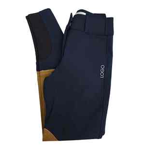 Cintura elástica de ajuste cómodo para todo tipo de cuerpo, pantalones ecuestres que ofrecen máxima flexibilidad, pantalones de equitación. - Product Image 6