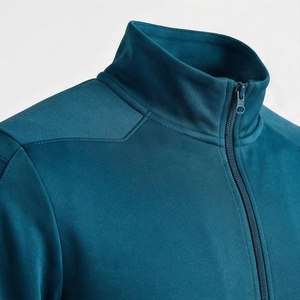 Ensemble de survêtement pour homme, veste et pantalon à fermeture éclair intégrale, respirant, décontracté, couleur unie, coupe classique, vêtements d'automne - Product Image 4