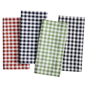 Striped Cotton Child-Proof <b>Kitchen</b> <b>Towels</b> Set with Colorful Borders Yarn Dyed for Home Use - Product Image 5
