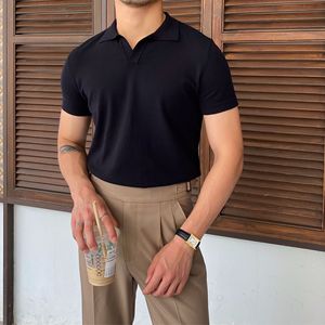 Polo classique décontracté pour homme, tissu de qualité supérieure, logo personnalisé, fournisseur en gros - Product Image 2