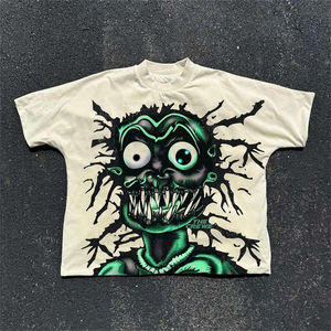 Camisetas Formales de Hombre de Alta Calidad, 100% Algodón Tejido, Cuello en V, Corte Regular, Ribete en Contraste, Impresión Personalizada, Venta al Por Mayor OEM - Product Image 1