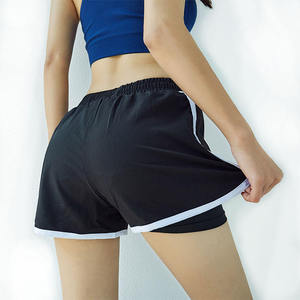 Shorts Negros para Mujer, Shorts Sexys de Moda, Shorts de Yoga, Shorts Deportivos con Logotipo Personalizado, Shorts de Poliéster para Entrenamiento, Correr y Hacer Ejercicio - Product Image 5