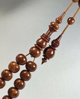 Tasbih traditionnel musulman de luxe, écologique, en résine, fait main, rond, multi-occasions