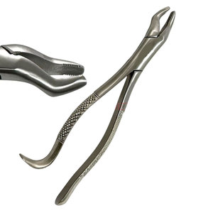 Forceps d'extraction dentaire manuels en acier inoxydable allemand de qualité supérieure pour les molaires supérieures, première, deuxième et troisième exactions dentaires - Product Image 1