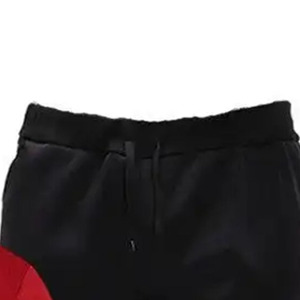 Men's Color Blocking <b>Hoodie</b> Tracksuit Set Casual Full Sleeve Joggers <b>Red</b> White Black Polyester Cotton Autumn Wear - Product Image 2