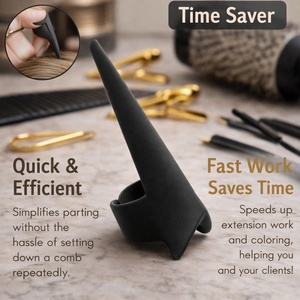 Anillo Profesional para Separar el Cabello, Herramienta de Acero Inoxidable para Seccionar el Cabello, Divisor de Cabello para Peinado, Herramienta de Peluquería - Product Image 3
