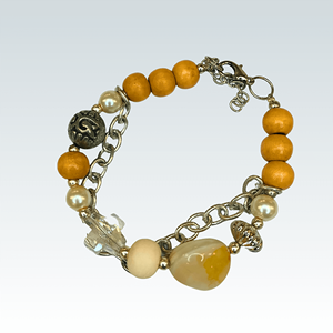 Bracelet tendance Western Wood et SPS Beads - Product Image 1