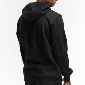 Vente en gros de sweats à capuche pour hommes de qualité supérieure, 100% coton, motif uni tendance, polaire d'hiver, impression en relief, col à capuche - Product Image 2