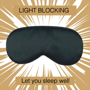 Masque de sommeil en soie satinée, lavable, effet soyeux, disponible en plusieurs couleurs - Product Image 6
